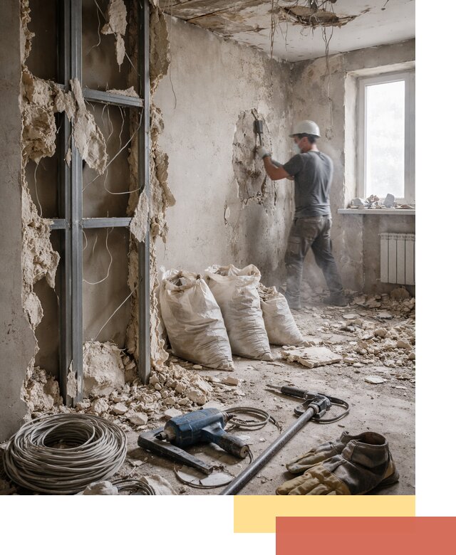 Профессиональный демонтаж зданий и конструкций в Карабулаке