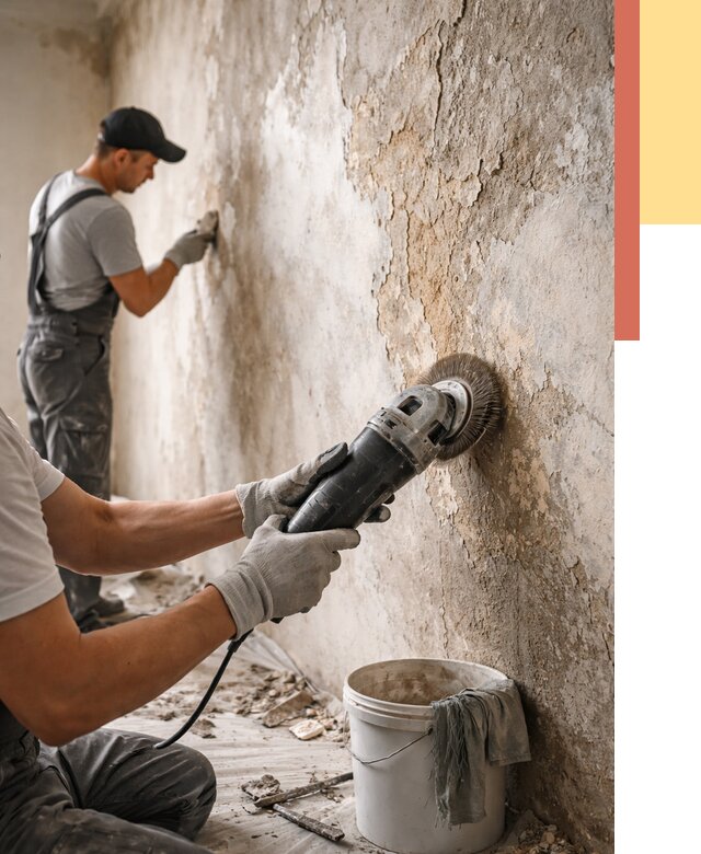 Снятие и удаление краски со стен в Карабулаке от 2169 руб. — ОТДЕЛОЧНИК-Крб