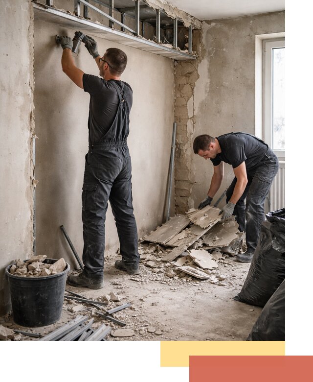 Демонтаж короба из гипсокартона в Карабулаке быстро и аккуратно