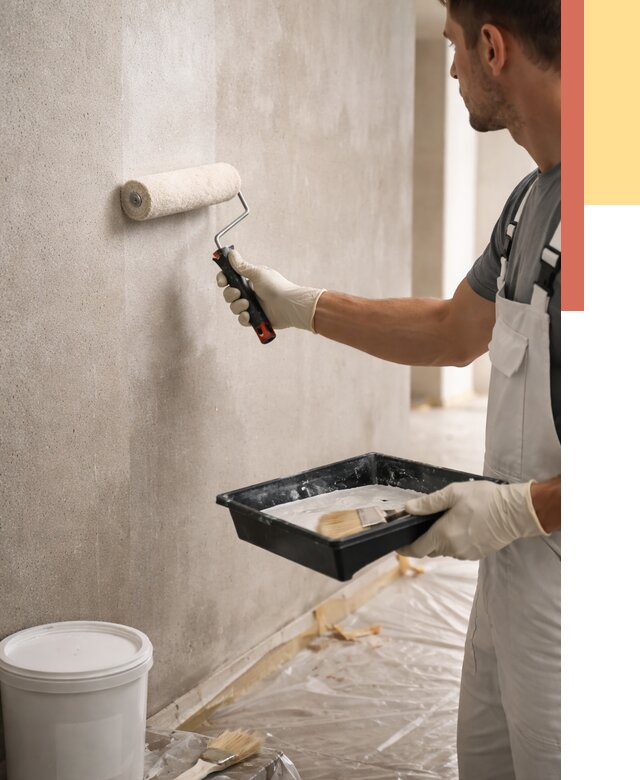 Грунтовка стен в Карабулаке от 2272 руб. м2 — быстро, недорого, с материалом | ОТДЕЛОЧНИК-Крб