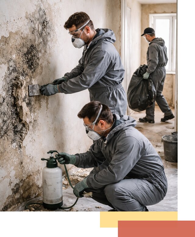 Удаление плесени со стен профессионально в Карабулаке