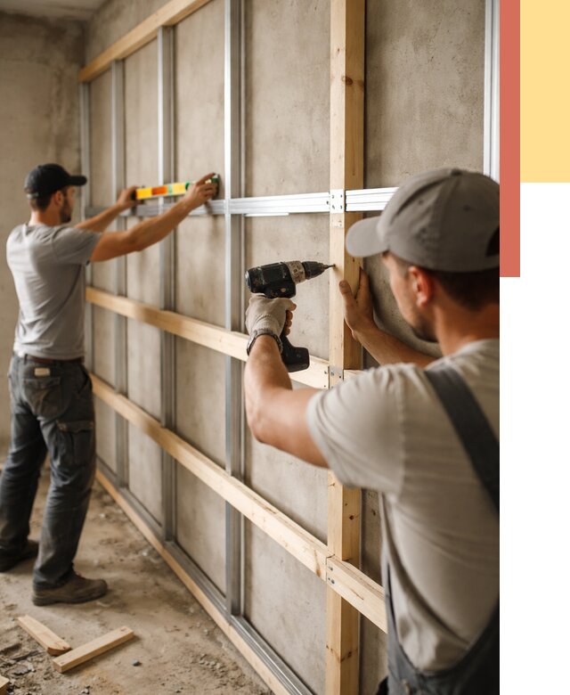 Устройство обрешетки под панели в Карабулаке от 2169 руб. — монтаж под ключ | ОТДЕЛОЧНИК-Крб