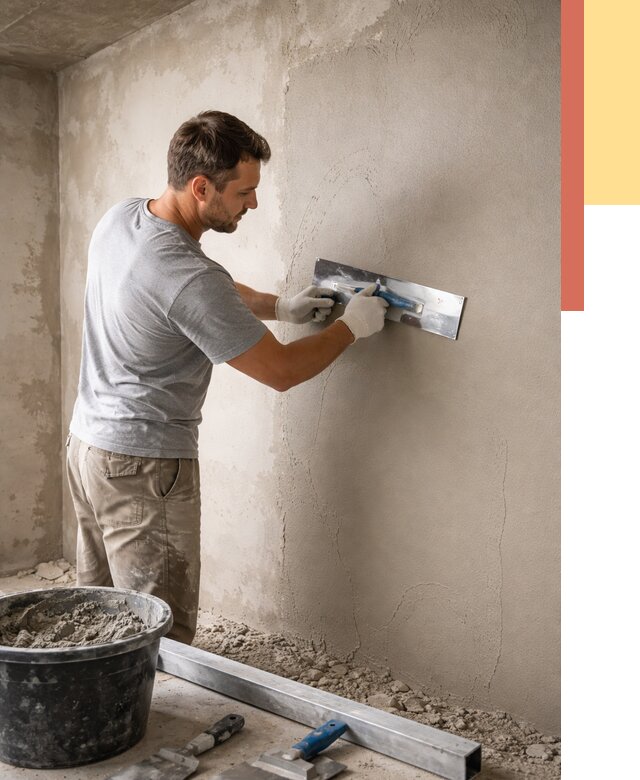 Штукатурка стен без маяков в Карабулаке от 7437 руб/м2 — услуги и цена | ОТДЕЛОЧНИК-Крб