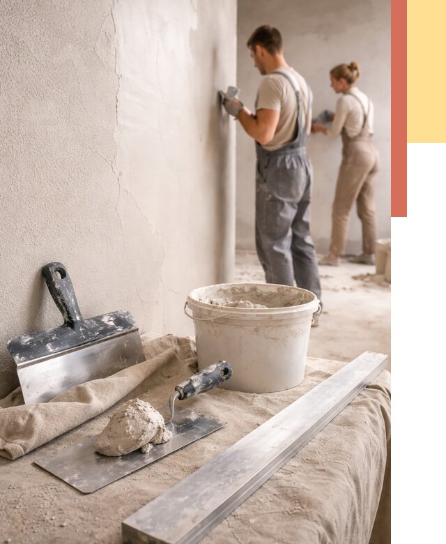 Штукатурка стен гипсовая в Карабулаке от 4648 руб/м2 — быстро и недорого | ОТДЕЛОЧНИК-Крб