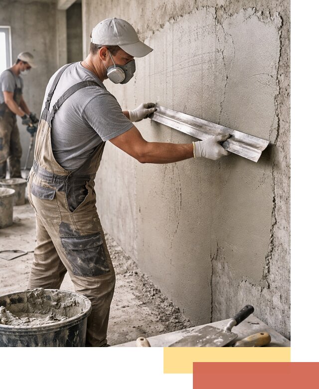 Штукатурка бетонных стен в Карабулаке качественно и долговечно