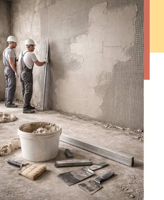 Штукатурка стен по сетке в Карабулаке от 5681 руб./м2 — быстро и недорого | ОТДЕЛОЧНИК-Крб