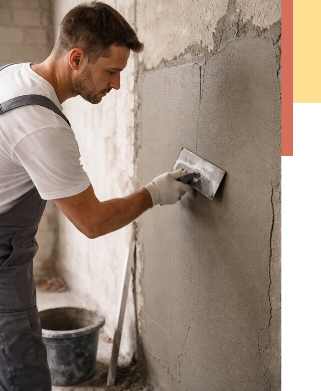 Штукатурка стен под плитку в Карабулаке от 4338 руб./м2 — выравнивание под плитку | ОТДЕЛОЧНИК-Крб