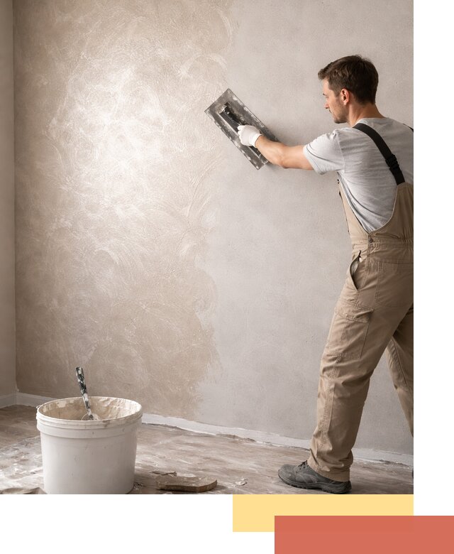 Декоративная штукатурка «Мокрый шелк» под ключ в Карабулаке