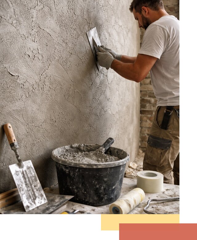 Декоративная штукатурка лофт в Карабулаке — отделка стен и потолков