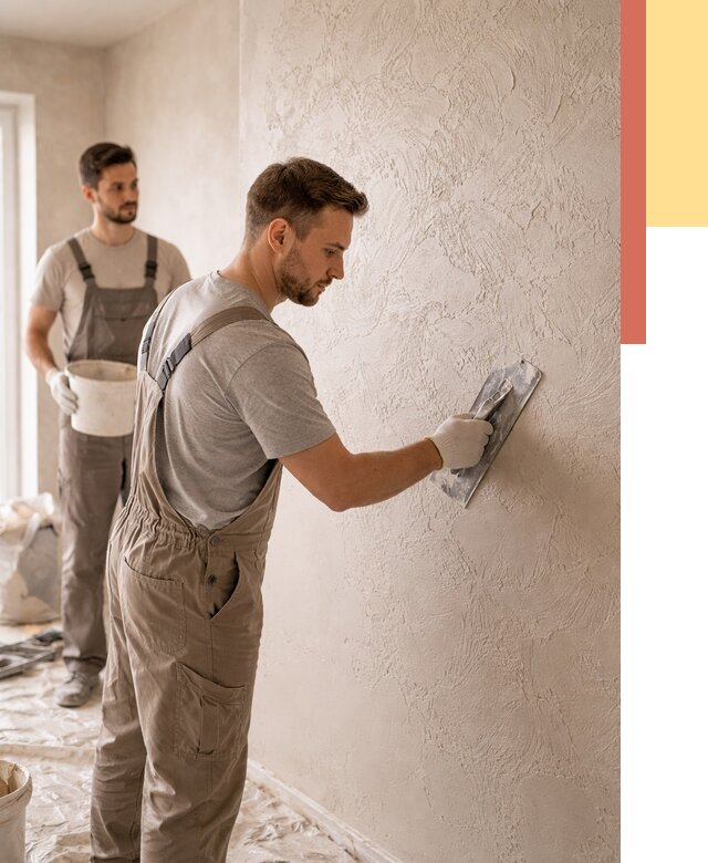 Фактурная штукатурка стен в Карабулаке от 4338 руб./м² — заказать под ключ | ОТДЕЛОЧНИК-Крб