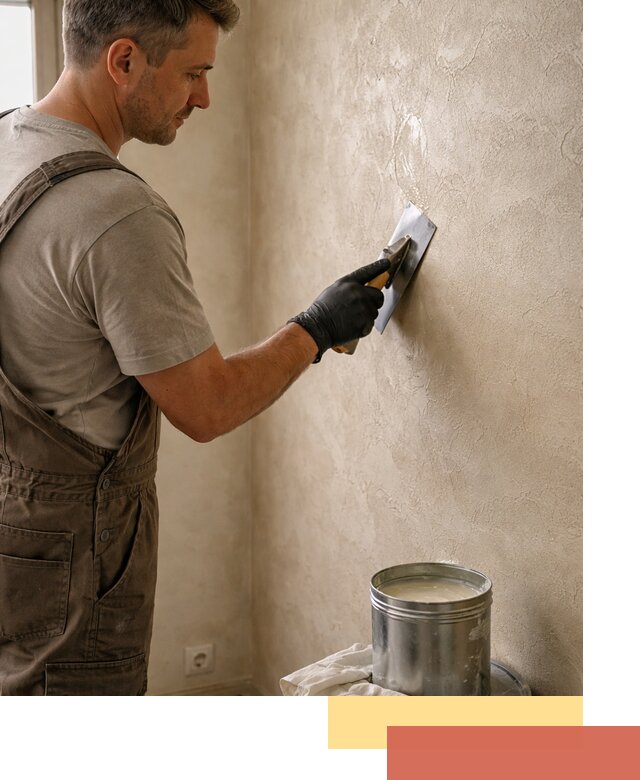 Нанесение воска на штукатурку в Карабулаке для защиты и блеска