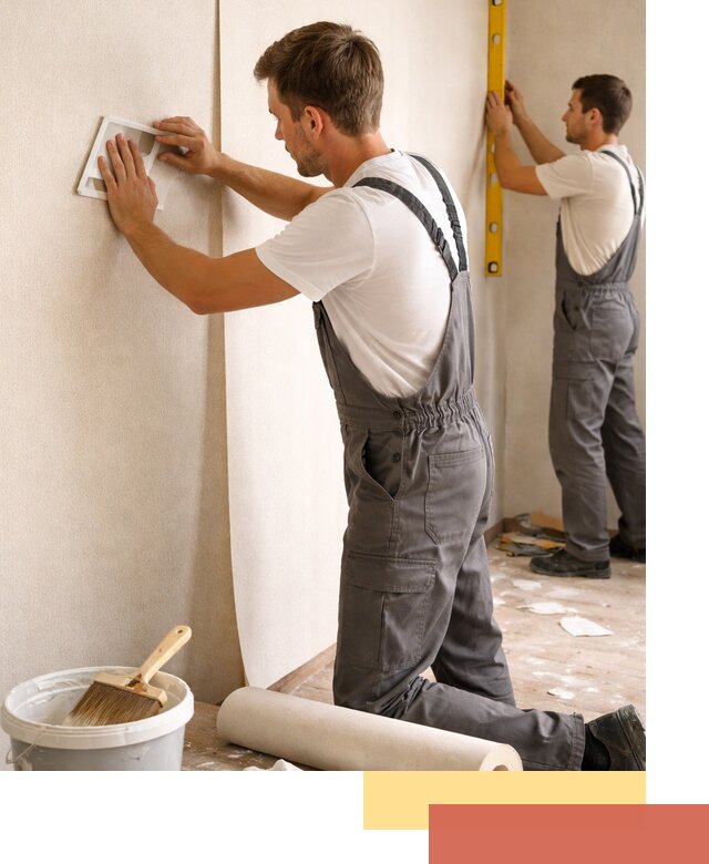 Поклейка бумажных обоев в Карабулаке качественно и недорого