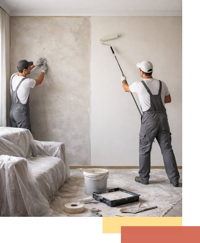 Покраска стен антивандальной краской в Карабулаке