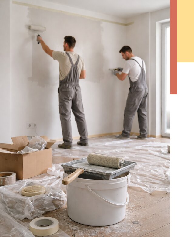 Покраска стен в квартире в Карабулаке от 2582 руб/м2 — быстро и недорого | ОТДЕЛОЧНИК-Крб