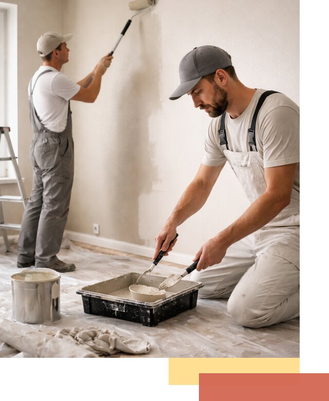 Покраска стен в квартире в Карабулаке — профессионально и аккуратно