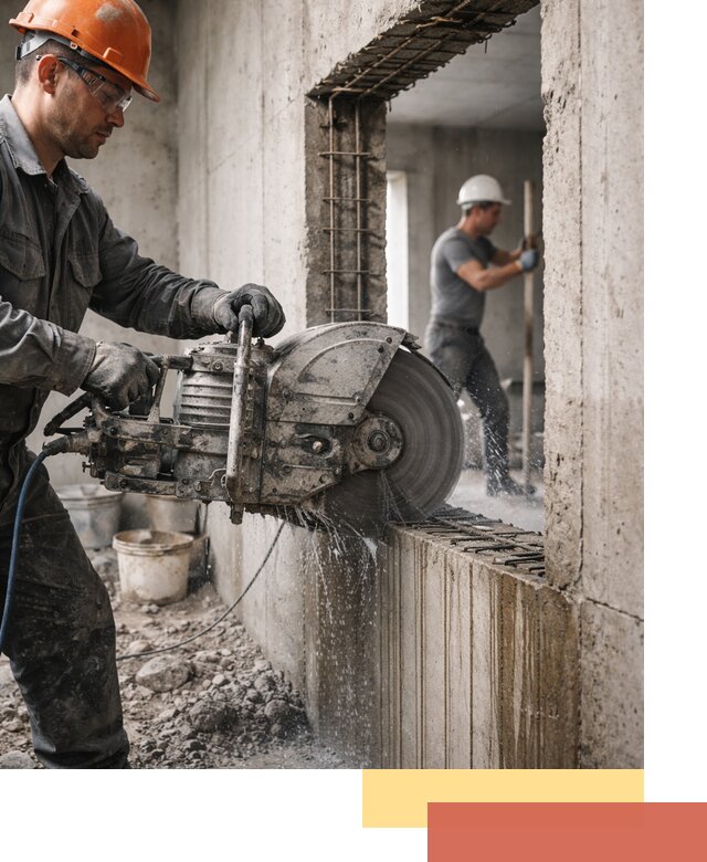 Алмазная резка проемов в Карабулаке быстро и точно