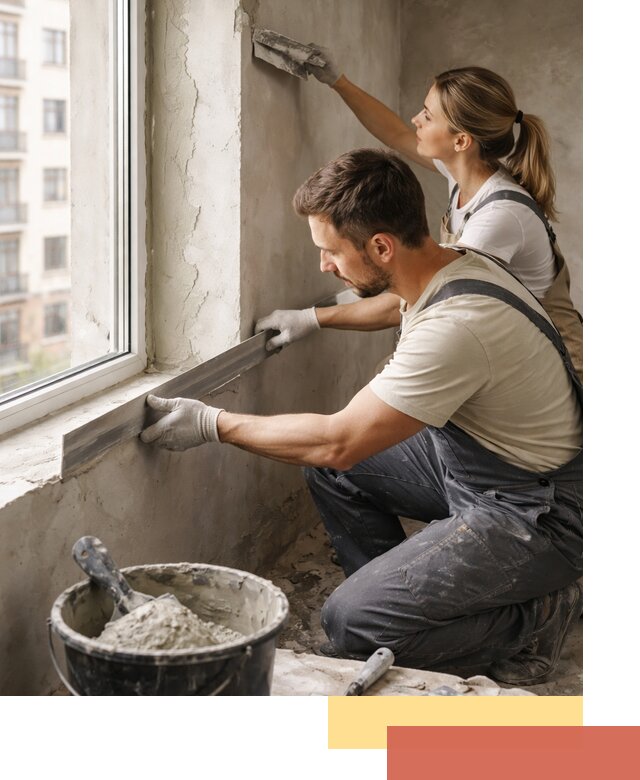 Штукатурка откосов дверей и окон профессионально в Карабулаке