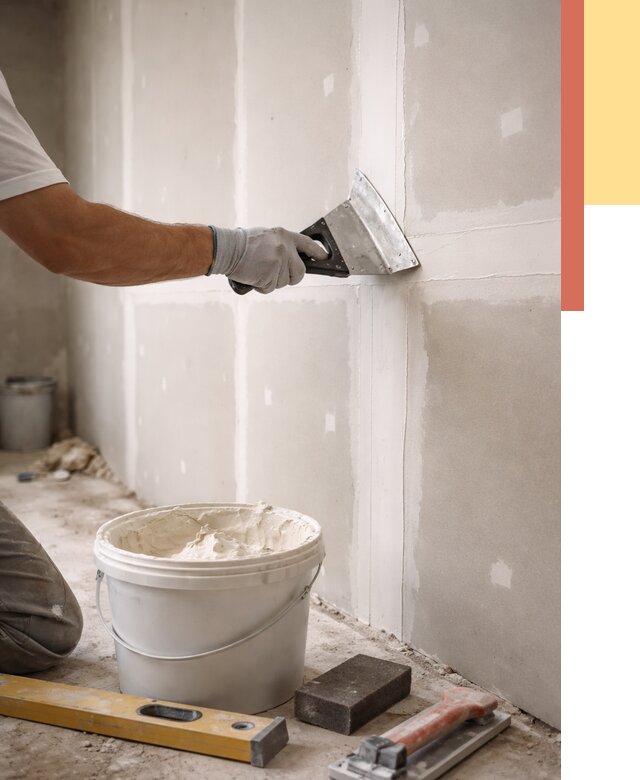 Шпаклевка перегородок из гипсокартона в Карабулаке от 2582 руб. — услуги ОТДЕЛОЧНИК-Крб