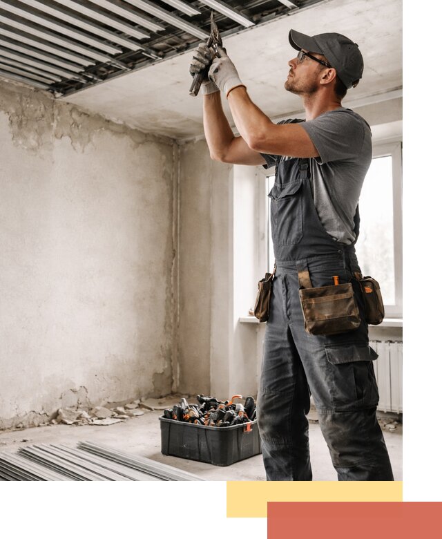 Демонтаж реечного потолка в Карабулаке быстро и аккуратно