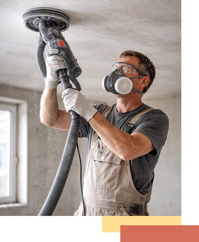 Шлифовка потолка в Карабулаке — качественная подготовка под отделку