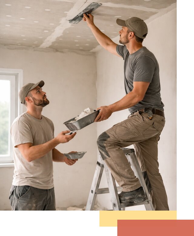 Шпаклевка потолка из гипсокартона в Карабулаке качественно и быстро