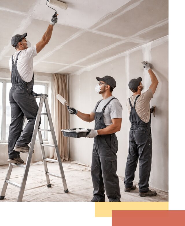 Покраска потолка из гипсокартона в Карабулаке качественно и недорого